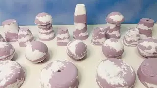 Purple 💜 |ASMR| #bakingsoda #oddlysatisfying #crunchy #crumbleasmr #asmrsounds #explore #sleepaid