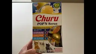 Распаковка лакомства для кошек Inaba Churu Pop'N Serve! @InabaChuruAustralia