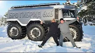 Вездеход провалился под лед! Что делать?