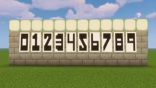 How To Make EVERY Number Banner (0-9) in Minecraft | Easy Step-by-Step Tutorial