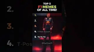 Ranking the Best F1 MEMES OAT! 😭💯 #shorts
