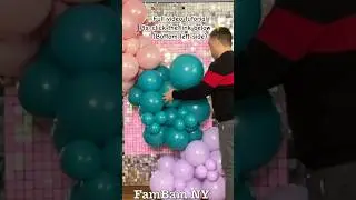 Spring Balloon Garland #balloons #partydecoration #globos #balloondecoration