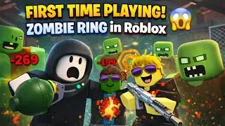 Can Noob Auntie survive Zombie Ring? #roblox #zombie #survival #games 