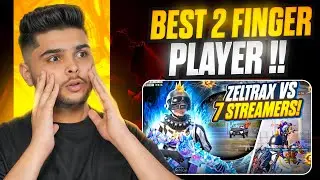 World's Fastest 2 Finger Player 🔥‪ ZELTRAX Best 1v4 Clutches Aggressive in Conqueror Lobby | Bixi OP