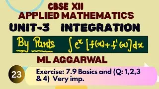 12th|UNIT 3|Integration|Ex: 7.9(Q-1-4)|Applied Mathematics| #appliedmathematic #integration #cbse
