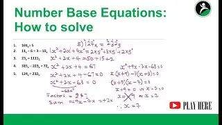 Number Base Equation