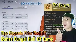 Tips Upgrade Fitur Social!!Dapat Alat Set Emas - Revelation Infinite Journey(PC/Android)