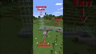 Charged Creeper Farm 1.17 Minecraft (Lightning Rod)