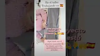 Trabajando en Espa&ntilde;a 🇪🇦  #costurero #emprendimiento #confeccion #dise&ntilde;adores #modista #costurera
