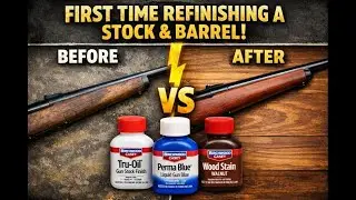 First Time Refinishing a Rifle | Birchwood Casey Deluxe Kit (Beginner Test)