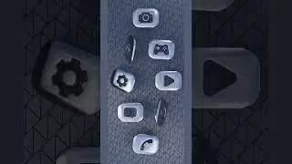 Homescreen as a Satisfying Loop made with BB Nodes in Blender #BB_nodes #geonodes #blender