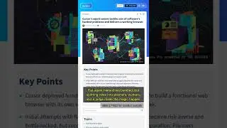 🧐👉 AI Swarm Builds Browser: Cursor Shocks Tech World With Early Breakthrough #QixNewsAI
