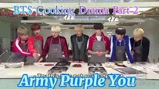 BTS// Cooking Drama// part -2 // #bts #banglafunnydubbing #runbts #vlive #armypurpleyou #comedy