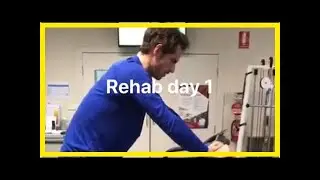 Andy Murray hits the gym after hip surgery | Daily Mail online