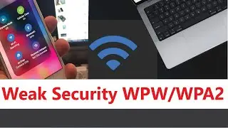 Weak security iPhone WIFI iOS 16 | Weak security WPA MacBook Pro / WPA is not considered Secure Fix