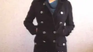 Alpha Industries Ladies Wool Long Pea Coat