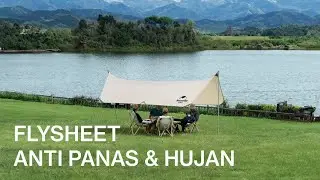 Unboxing & Review Flysheet Naturehike Girder | NH20TM006 Sand | [4K]