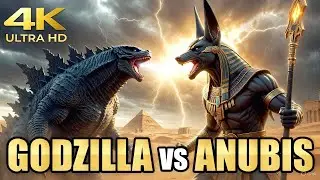 Godzilla vs Anubis | King of Monsters vs God of Death | Epic Monster Battle