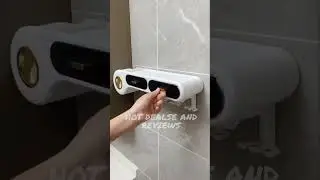 Bathroom Accessories Set Toothbrush Holder Automatic Toothpaste Dispenser Holder Wall Mounted