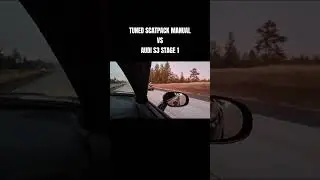 2017 Audi S3 vs 2015 Challenger Scatpack (20 roll)