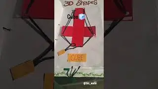 TLM Name: 3D Shapes Flip Book            #3dshapes #handsonlearningfun #learningthroughplay