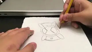 How to draw the omnitrix