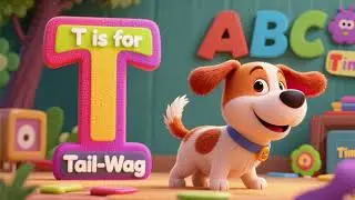 T Is for Tail-Wag ABC Time | Alphabet Song & Kids Learning Rhymes