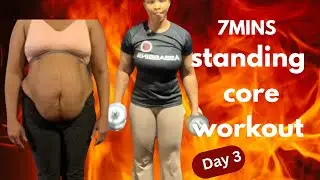 7-Minute Standing Abs Workout for a Stronger Core | Home Workout
