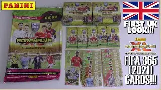 FIRST UK LOOK!⚽ Panini ADRENALYN XL FIFA 365 2021 Cards ⚽ ENTIRE BOOSTER BOX BREAK & STARTER PACK !⚽