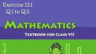 EXPONENTS AND POWERS | CLASS 7 MATHS | EXERCISE 13.1 | Q. 1 TO Q. 5 | NCERT |