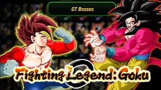 GT Bosses против SSJ4 Гоку! Прохождение FIghting Legend: Goku GT Edition и Dokkan Battle (RUS)