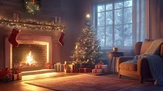 8 Hours of Pure Relaxation ❄️ Winter Piano Music with Fireplace Sounds