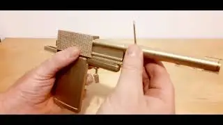 3D Printed Golden Gun from James Bond's The Man With The Golden Gun
