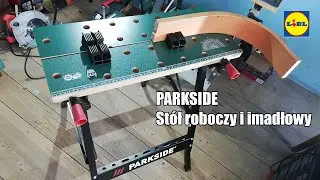 PARKSIDE st&oacute;ł roboczy składany, mobilny i lekki do pracy stacjonarnej i w terenie