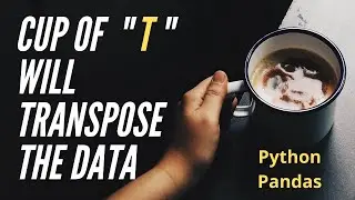 Python Pandas: Transpose Data | Data Manipulation #python #pandas
