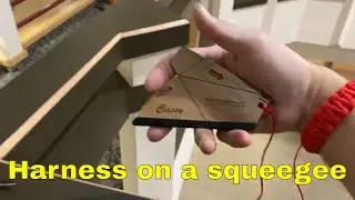 Harness on a Architectural Film Squeegee