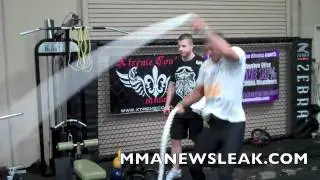 STRENGTH AND CONDITIONING WITH VITOR BELFORT AND JAKE BONACCI: ROPE WORKOUT