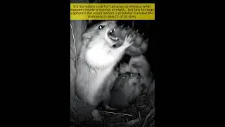 Night Vision Camera Captures Bear Attacking Squirrel Burrow &mdash; Extremely Rare Footage!  #wildlife