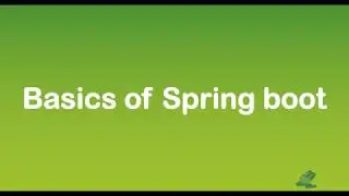 Basics of Spring Boot