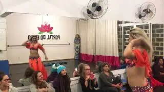 Belly Dance Butterfly Veil - Debora Spina 2018 -Portal do Egito &reg;