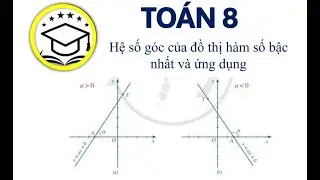 Toán 8: Hệ số góc của đồ thị hàm số bậc nhất và ứng dụng