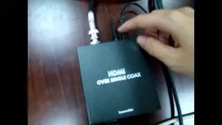 HPC HDMI Over Coax Extender with IR and Cascade Test Demo