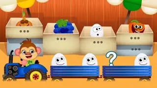 Cartoon video for kids 🤣❤️ baby truck loded fruits and vegetables video #viral #cartoon #kids 