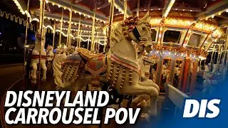 Riding Julie Andrews' Jingles Horse on King Arthur Carrousel at Disneyland