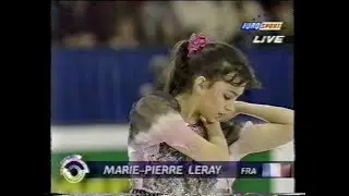 Marie-Pierre Leray FRA - 1995 World Figure Skating Championships Free Skate (Partial)