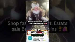 Shop Fast, Sell Smart EState #Sale Barbie Haul Challenge ~ Santanas Closet #BarbieHaul#EstateSale#fy