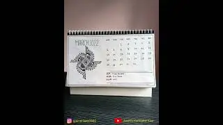 12 Mandalas for 12 Months 💁🏻&zwj;♀️ #mandala #calendar #2022  #12monthsoftheyear #shorts #youtubeshorts