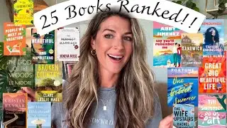 RANKING 25 BOOKS I READ THIS SUMMER! BEST TO WORST
