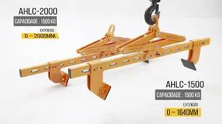 Garras para elevação horizontal de pedra AHLC1500/AHLC2000