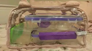 TOURIT Stadium Approved Clear Lunch Bag Transparent Bag with Adjustable Strap Clear Lunch Box